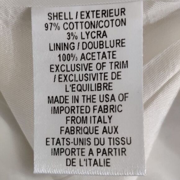 Milly of New York Cream White Studded Mini Dress Size 6 - Picture 10 of 10